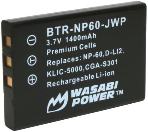 Wasabi Power Batería para Samsung SLB-1037, SLB-1137 y Samsung Digimax U-CA3, U-CA4, U-CA5, U-CA401, U-CA501, U-CA505, V10, V700, V800
