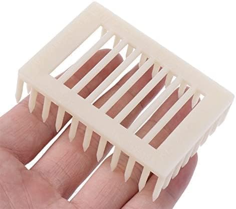 White Queen Marker Cage Clip Bee Plastic Catcher Apicultor Herramientas Equipo de Herramientas de Apicultura de Plástico Reina Marcador Clip de
