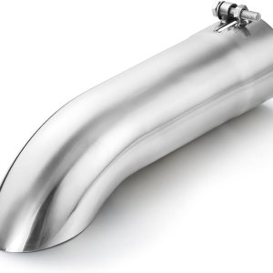 LCGP Punta de escape de giro de entrada de 3 pulgadas, entrada de diámetro interior de 3 pulgadas, tubo de escape de acero inoxidable de 12 pulgadas LCGP Punta de escape de giro de entrada de 3 pulgadas, entrada de diámetro interior de 3 pulgadas, tubo de escape de acero inoxidable de 12 pulgadas