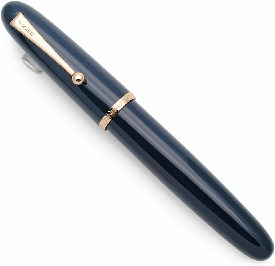 JINHAO 9019 – Pluma estilográfica Dadao Series con convertidor de tinta de alta capacidad (azul oscuro, punta fina de 0.020 in)