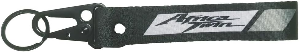 Llavero de metal para motocicleta con sello logotipo cuerda de nailon compatible con Honda CRF1000L CRF 1100 1000 Sports Adventure Africa Twin,