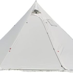 Tipi – Tienda de campaña caliente con gato de estufa ignífugo para tubos de combustión, 3  4 personas, ligera, tienda de campaña tipi con falda de Tipi – Tienda de campaña caliente con gato de estufa ignífugo para tubos de combustión, 3  4 personas, ligera, tienda de campaña tipi con falda de