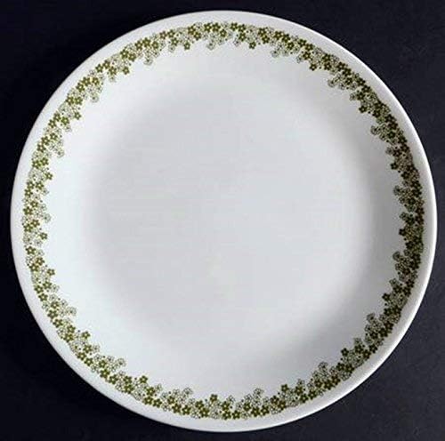 Corelle por Corning – Plato llano de 10.25″ – Se vende como juego de cuatro. El patrón tiene 2 nombres – ” CRAZY DAISY + SPRING BLOSSOM.”