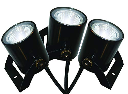 Kasco Marine LED3C11-100 – Kit de luz LED para fuente de agua, carcasa compuesta, 3 accesorios, cable de 100 pies – 60 Hz, accesorios de 11 vatios