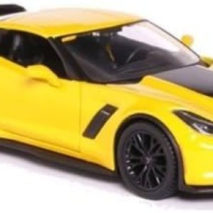 Maisto Nuevo 124 Display Special Edition – Amarillo 2015 Chevy Corvette Z06 Modelo de coche fundido a troquel Maisto Nuevo 124 Display Special Edition – Amarillo 2015 Chevy Corvette Z06 Modelo de coche fundido a troquel
