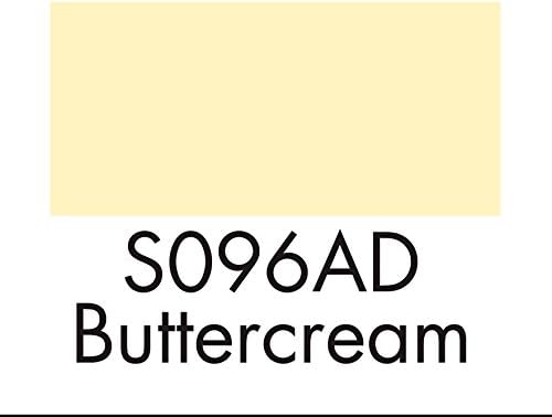 AD Marker Chartpak Spectra, Tri-Nib y cepillo de doble punta, crema de mantequilla, 1 cada uno (S096AD)