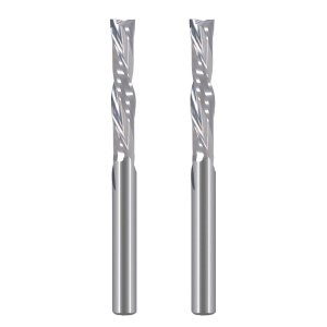 Hozly Broca de corte descendente de 18 pulgadas, corte hacia abajo, espiral, fresadora CNC, fresadora de carburo de tungsteno, juego de 2 unidades Hozly Broca de corte descendente de 18 pulgadas, corte hacia abajo, espiral, fresadora CNC, fresadora de carburo de tungsteno, juego de 2 unidades