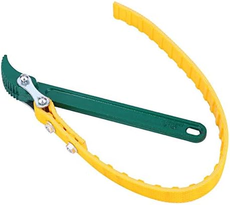 Wal – Llave de filtro de aceite tipo cinturón frontal, portátil, para reparación de automóviles, herramienta manual de reparación resistente (12
