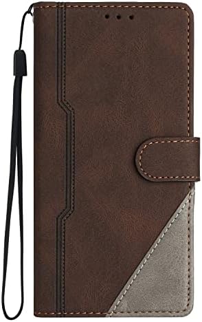 Case for Xiaomi Poco X3X3 ProX3 NFC, Business Splicing Leather Magnetic Credit Card Holder Kickstand Wallet Cover Case for Xiaomi Poco X3X3 ProX3