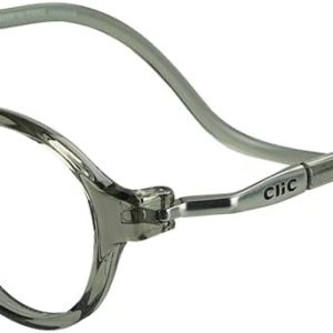 Clic Lentes de lectura magnéticos, lectores de computadora, lentes reemplazables, patillas ajustables, clásicos (tamaño pequeño-mediano) Clic Lentes de lectura magnéticos, lectores de computadora, lentes reemplazables, patillas ajustables, clásicos (tamaño pequeño-mediano)