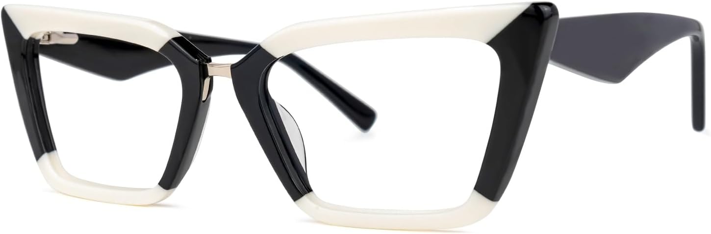 VOOGLAM Elegantes gafas rectangulares con bloqueo de luz azul para mujeres y hombres, antifatiga ocular, gafas UV Petrie