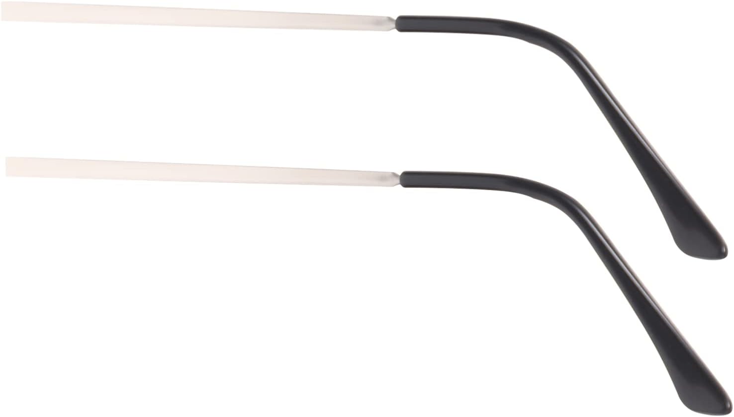 iplusmile 1 par de lentes de metal de repuesto para lentes de templo, puntas finales de marco, lentes de sol universales