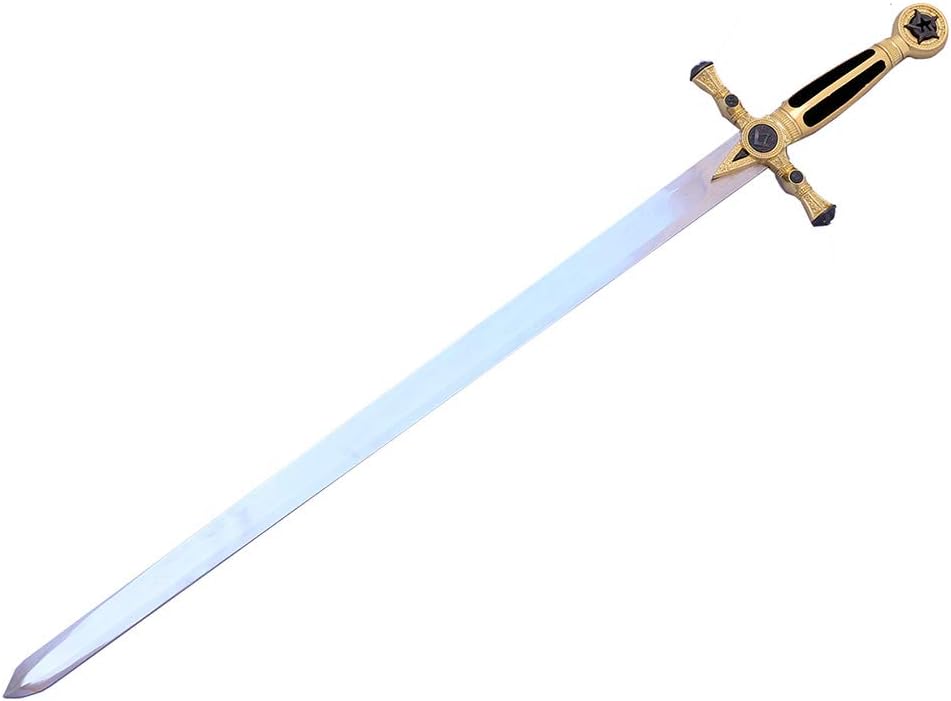 Espada de cruzada medieval de 33 pulgadas (83.8 cm) con vaina, elige tu estilo
