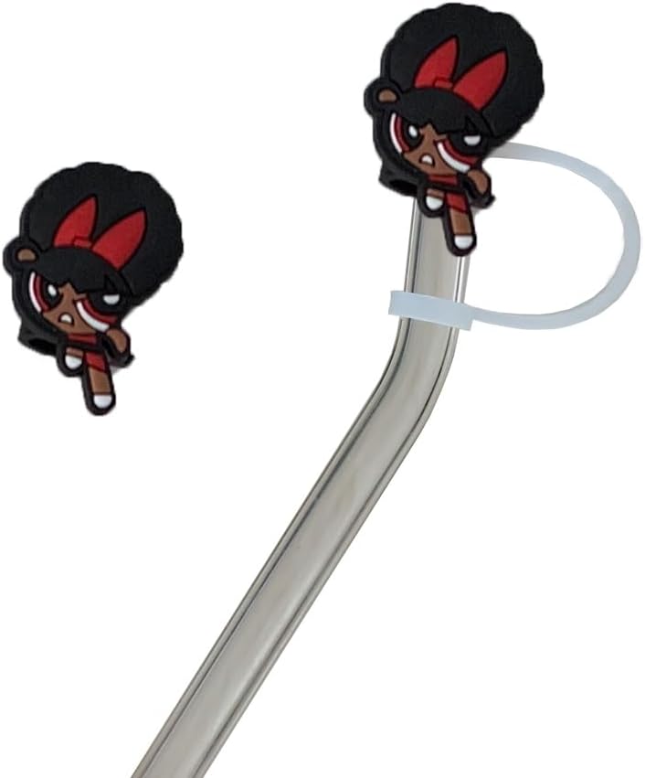 Tapa de paja para Stanley, divertida decoración de paja de dibujos animados para Stanley de 30 y 40 onzas, fundas de punta de popote para Stanley,
