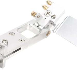 Timón de agua para barco RC, montaje integrado de timón de barco RC de 4.331 in resistente para sistema de eje de 0.2 pulgadas Timón de agua para barco RC, montaje integrado de timón de barco RC de 4.331 in resistente para sistema de eje de 0.2 pulgadas