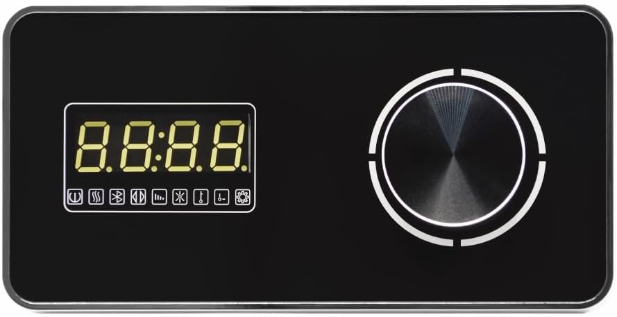 STEAM PLANET Superior Encore – Kit generador de ducha de vapor de 6 kW con teclado horizontal negro, bandeja de goteo y luz blanca, generador de