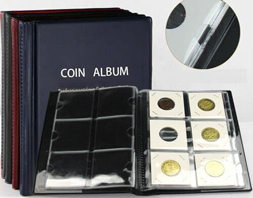 Soportes para álbumes de monedas para coleccionistas, suministros de colección de monedas de Penny Monedas, libro de monedas de cartón para