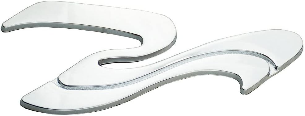 2 insignias con logotipo de Sea Ray Searay SR Wave Logo Placa de nombre de 6-14 pulgadas de largo, genuino (cromado)