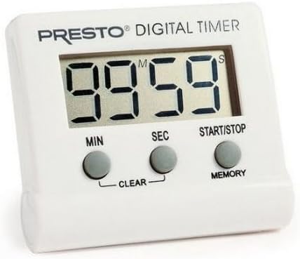 Presto Temporizador digital electrónico 04213, paquete de 6