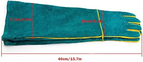 Guantes de trabajo antimordeduras, 23.6in, resistentes a las mordeduras, guantes de manipulación de animales para soldadura, jardinería, manipulación