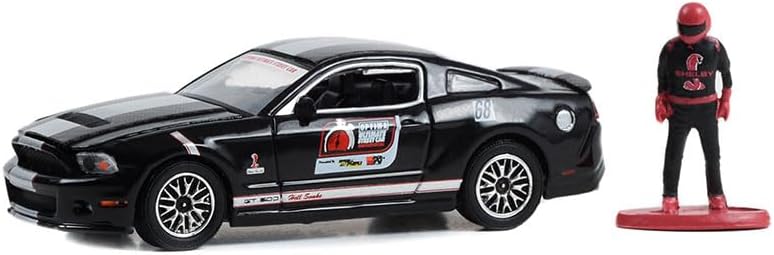 Greenlight 97150-E The Hobby Shop Series 15-2010 Shelby Mustang GT500#68 – Optima Ultimate Street Car Invitational con piloto de carreras escala 164
