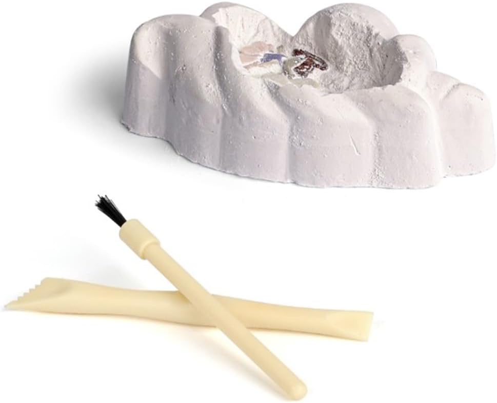 Paquete de 12 kits de excavación de hadas y unicornio para niños, aventura mágica encantada de excavación, recuerdos de fiesta ideales, juguetes