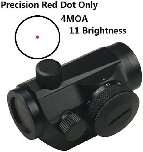 Premium Build, Micro punto de vista, 0.039 x 0.787in, 4 MOA Sight Micro Rifle Alcance con punto rojo verde o rojo solamente (nueva versión)