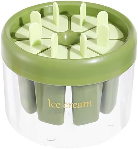8 moldes para paletas caseras para hacer paletas de helados, moldes para helados de fácil liberación, reutilizables, para hacer paletas de bricolaje
