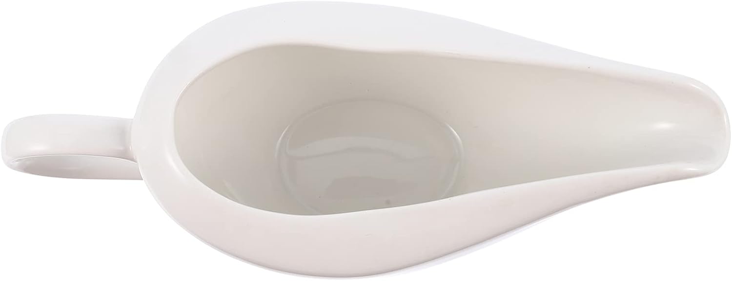 Cabilock Salsa de porcelana para salsa, barco, salsa de cerámica, platos de azúcar de crema blanca, tazones de salsa para aderezos de ensalada,