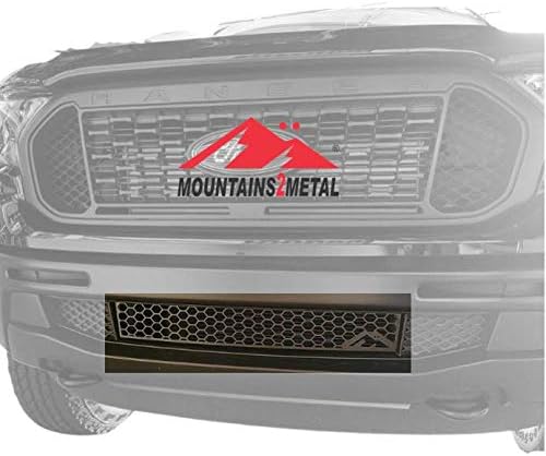 Rejilla de parachoques negra con recubrimiento en polvo “Honeycomb” para Ford Ranger M2M 2019+ #200-10-1