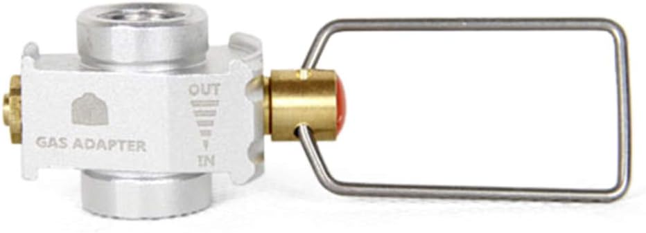LIXADA Gas Saver Plus, Gas Convertor Shifter, Refill Flat Tank, Conversion Adapter, Camping Gas Adaptor Valve, for Nozzle Bottle TypeButane Gas