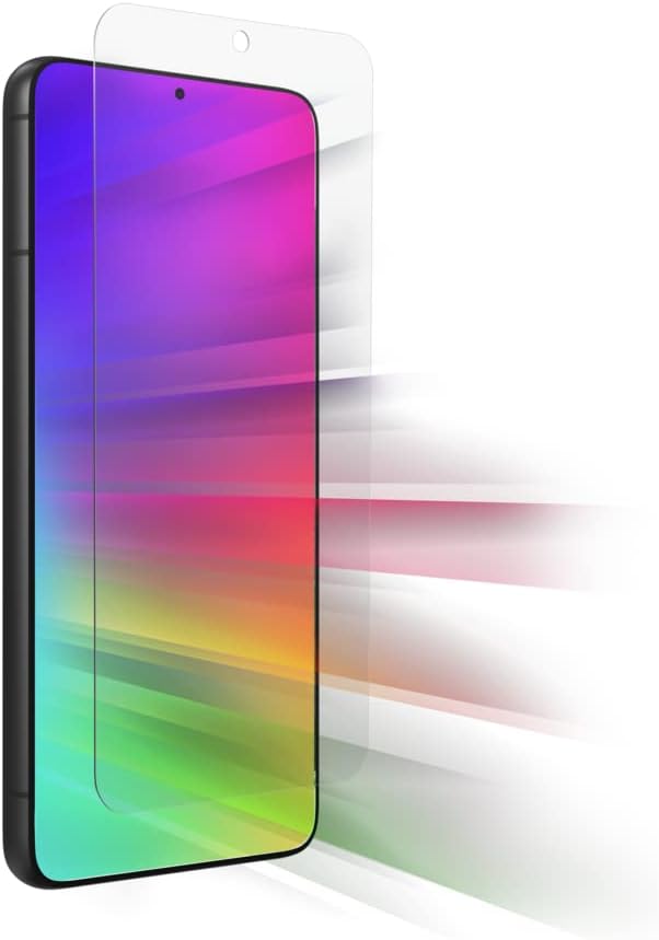 InvisibleShield Fusion XTR para Samsung Galaxy S22+ – Protección de pantalla híbrida flexible – con D3O – Filtro de luz azul – Ultra Touch Sensitive