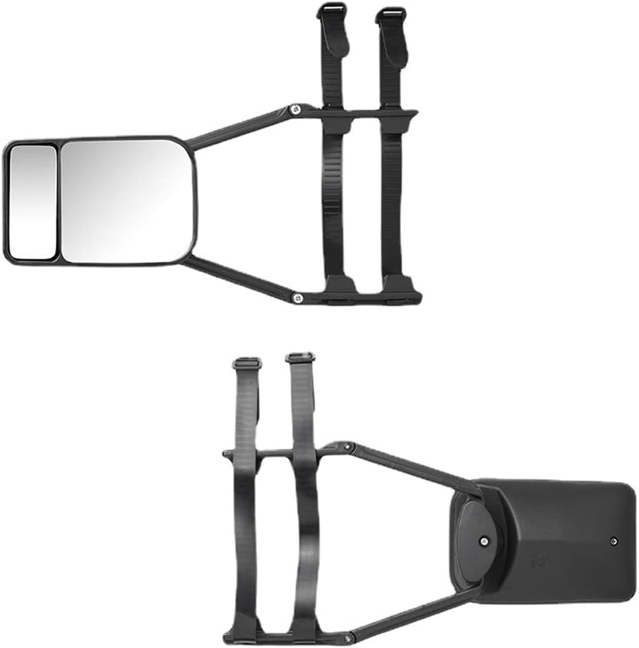 CYDZSW Espejos de remolque para automóvil, bloques de nivelación de RV con clip lateral para extensiones de espejo, accesorios de remolque para