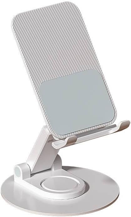 Mayten Soporte plegable para teléfono de escritorio, soporte de teléfono de escritorio para teléfonos y Teblets, soporte para iPhone y iPad