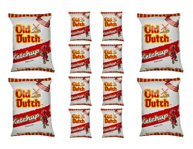 Old Dutch Ketchup Chips (12 unidades x 40g1.4oz.) Paquete Importado de Canadá