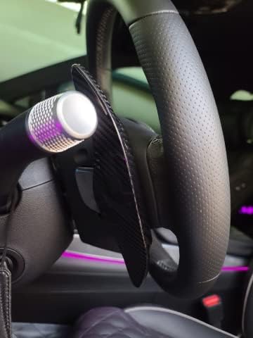 YOUTOOCAR Accesorios de fibra de carbono real para volante, cubierta de extensión de palanca de cambios compatible con Genesis GV70 Genesis G80 RG3