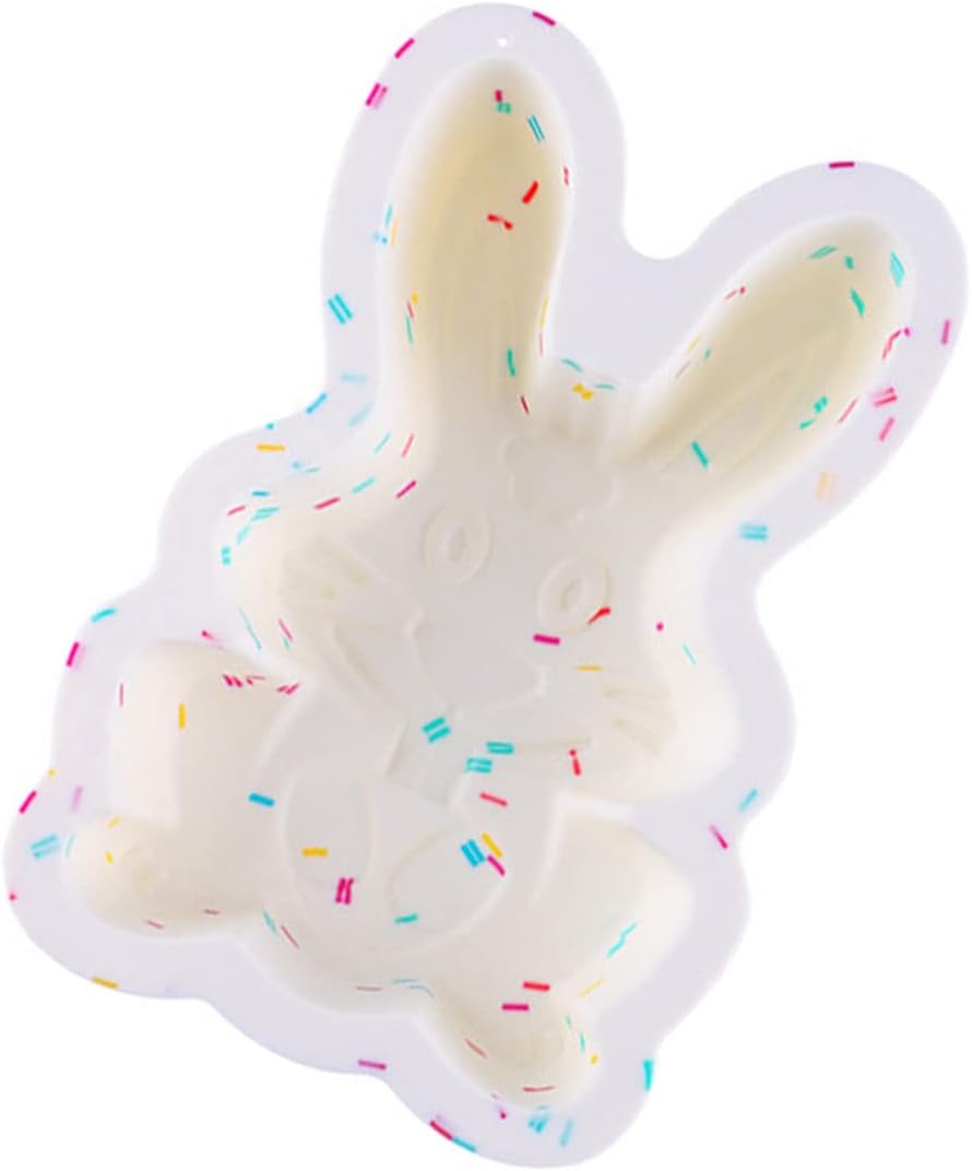 Jalea de Pascua Huevo de Pascua Molde de Silicona Pastel de Huevo de Pascua Pudín de Silicona Conejito Hornear Galletas Mantequilla de Maní Conejito