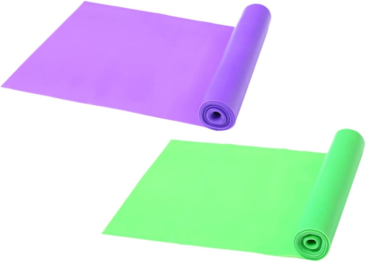 Sosoport 6pcs Ejercicio Bandas Estiramiento Yoga Correas de Estiramiento Cinturón de Gimnasio Banda Física Relajación Muscular Herramienta Fitness