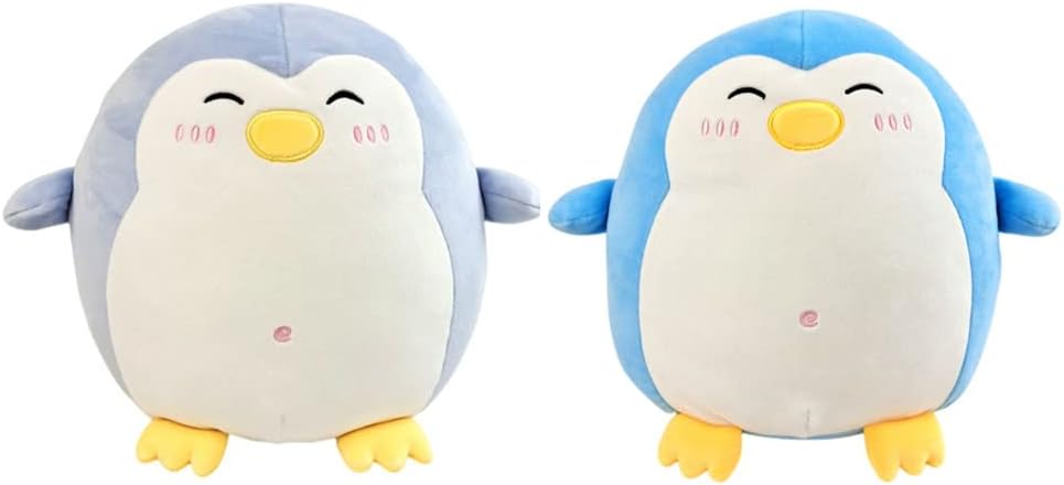 Light Blue Penguin Plush Toy, Penguin Plush Stuffed Animal Plush Pillow 10 inch Christmas Birthday Gift for Boys and Girls