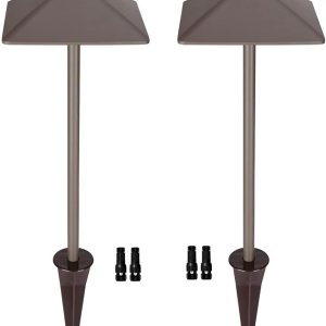 Arrownine Luces de camino de bajo voltaje de 12 V, bombilla LED G4 reemplazable de aluminio fundido para luces de camino al aire libre, iluminación Arrownine Luces de camino de bajo voltaje de 12 V, bombilla LED G4 reemplazable de aluminio fundido para luces de camino al aire libre, iluminación