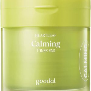 GOODAL Almohadilla de tóner calmante de hojas de corazón para todo tipo de piel, Houttuynia Cordata Cuidado calmante intenso, hidratación profunda, GOODAL Almohadilla de tóner calmante de hojas de corazón para todo tipo de piel, Houttuynia Cordata Cuidado calmante intenso, hidratación profunda,