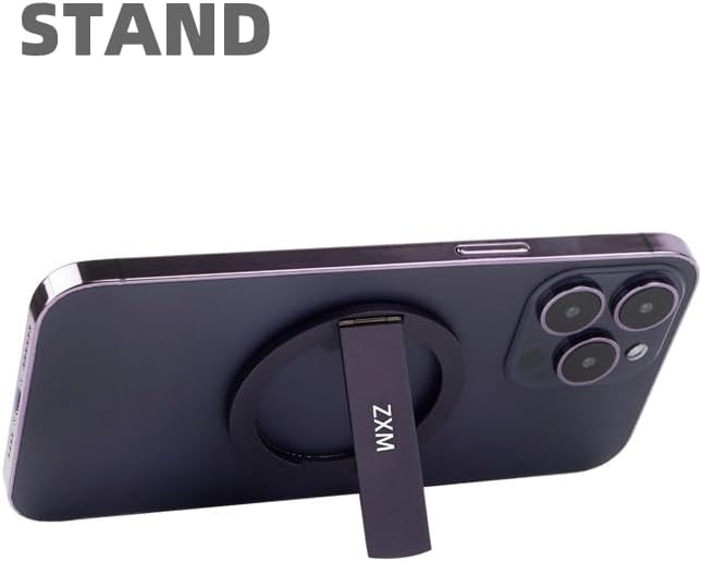Soporte de teléfono para Magsafe, soporte magnético para teléfono, extraíble, ángulo ajustable, compatible con iPhone 15, 14, 13, 12, 11 y todos los