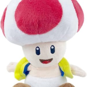 Mushroom Red Toad Plush Sitting Position, Cuddly Cartoon Game Stuffed Toy Doll 7″ Mushroom Red Toad Plush Sitting Position, Cuddly Cartoon Game Stuffed Toy Doll 7″