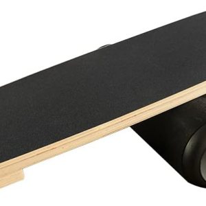 Tabla de equilibrio, entrenador de núcleo de estabilidad, tabla de entrenamiento para ejercicio, fitness, cubierta antideslizante y rodillo, con Tabla de equilibrio, entrenador de núcleo de estabilidad, tabla de entrenamiento para ejercicio, fitness, cubierta antideslizante y rodillo, con