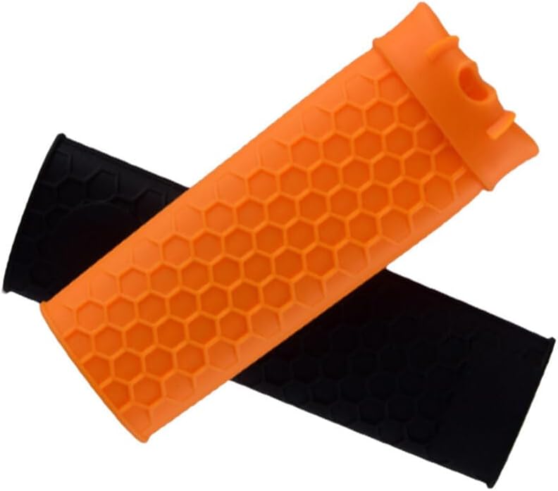 CALLARON 4 fundas para mango de olla, cubierta de mango de hierro fundido, funda de silicona para mango de olla de silicona, soporte de mango