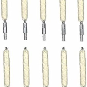 Militaria Inc. – Trapeador de algodón calibre .22, paquete de 10 con 832 hilos estándar. Construcción de mopa de algodón para una fácil aplicación Militaria Inc. – Trapeador de algodón calibre .22, paquete de 10 con 832 hilos estándar. Construcción de mopa de algodón para una fácil aplicación