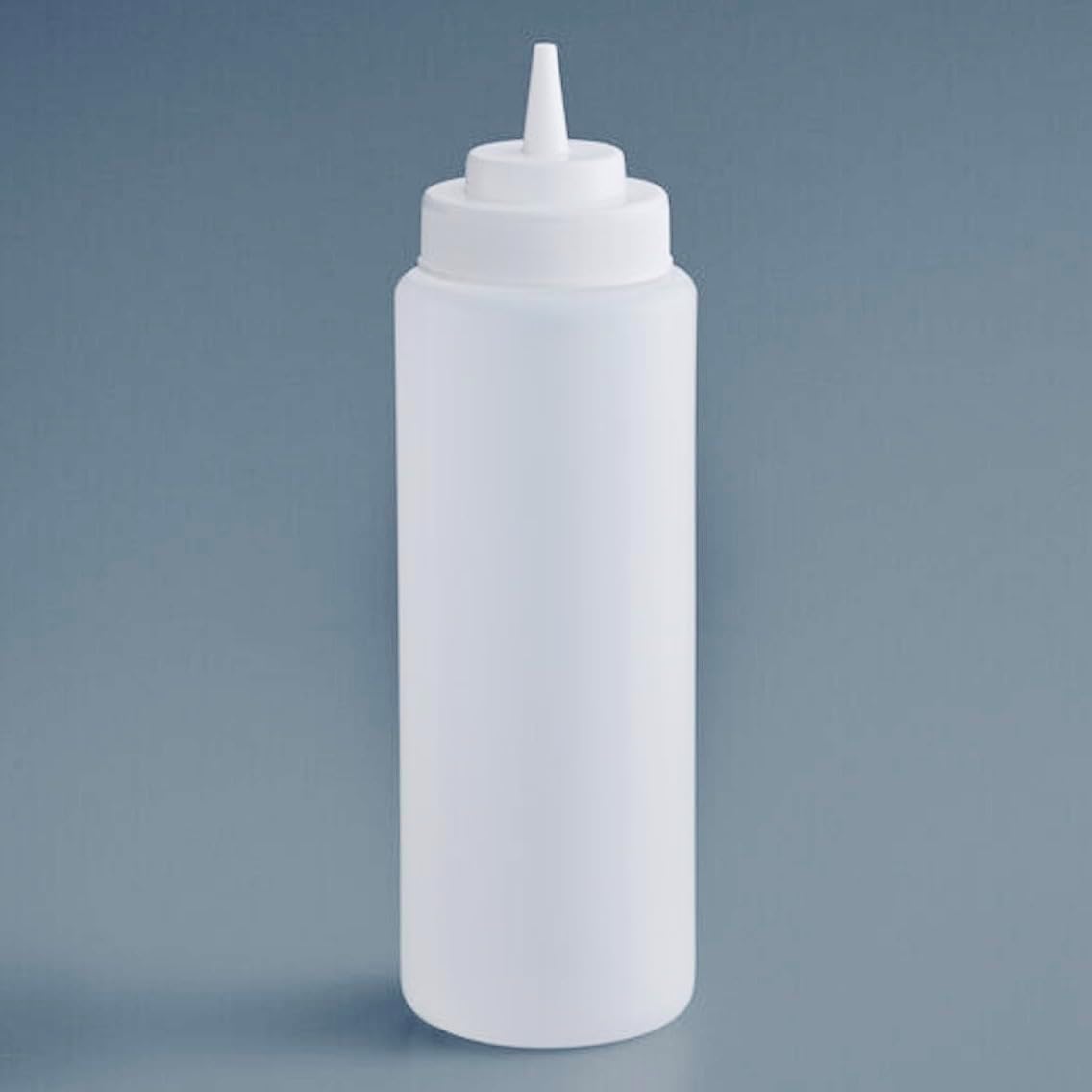 Tezzorio – Botellas de plástico transparente de boca ancha de 32 onzas de alto rendimiento de 32 onzas  dispensadores convenientes y versátiles sin