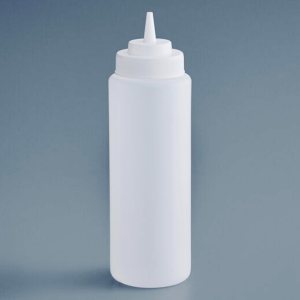 Tezzorio – Botellas de plástico transparente de boca ancha de 32 onzas de alto rendimiento de 32 onzas  dispensadores convenientes y versátiles sin Tezzorio – Botellas de plástico transparente de boca ancha de 32 onzas de alto rendimiento de 32 onzas  dispensadores convenientes y versátiles sin