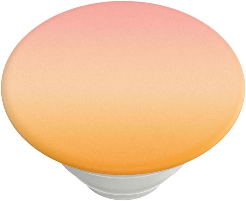 PopSockets PopGrip con tapa intercambiable para teléfonos y tabletas, puesta de sol Sherbert