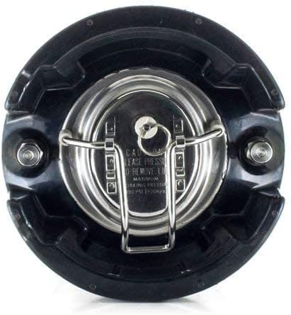 Barril de cerveza casera de 5 galones, nuevo bloqueo de bola, tanque de producto de acero inoxidable (1 paquete) (5 galones)
